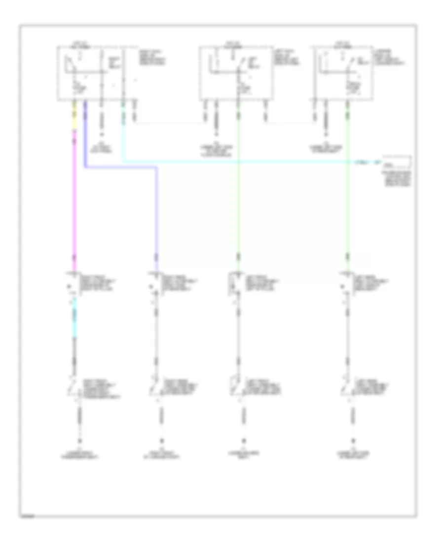 Passive Restraints Wiring Diagram for Lexus GS 430 2006