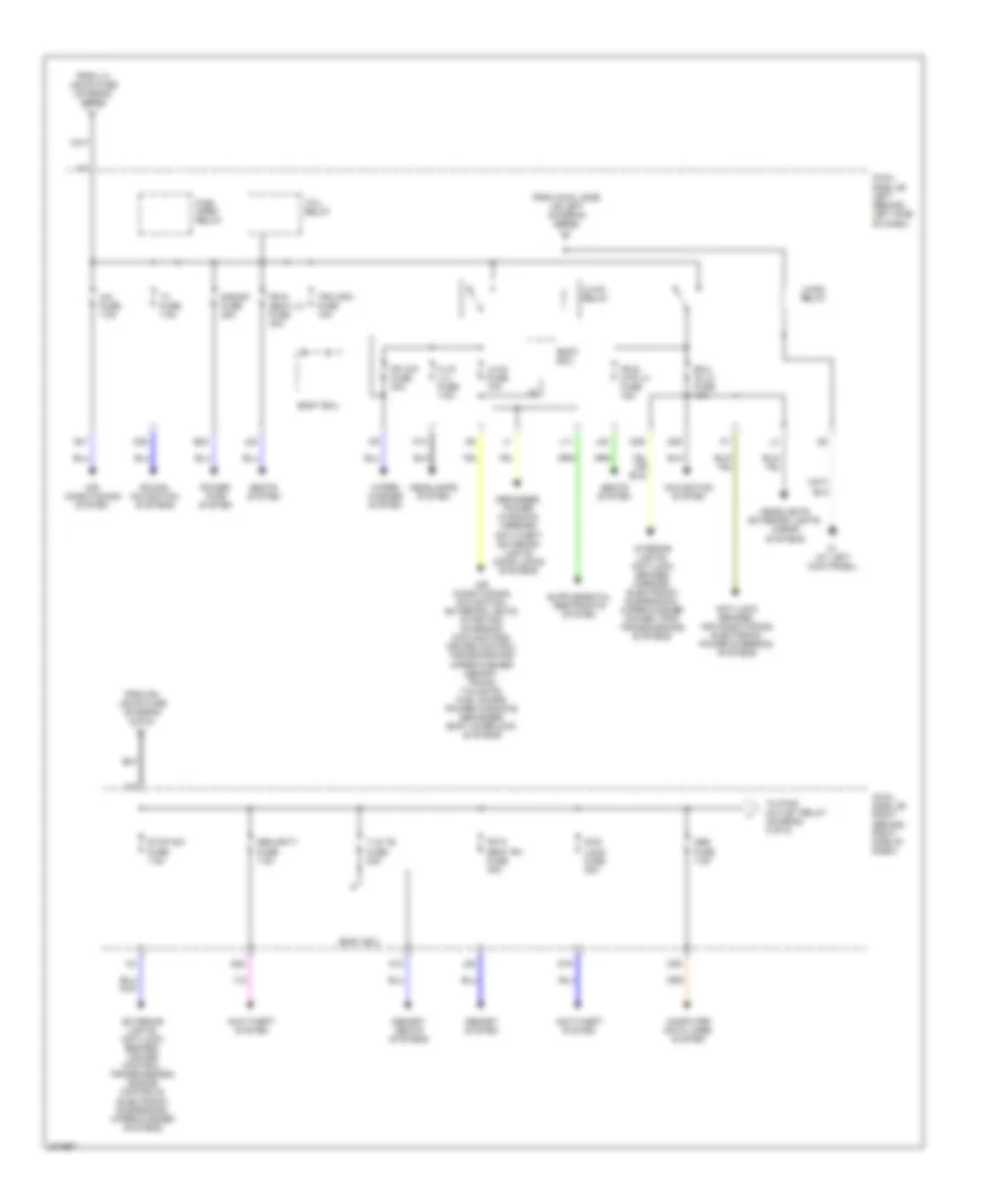 Power Distribution Wiring Diagram (4 of 5) for Lexus GS 430 2006