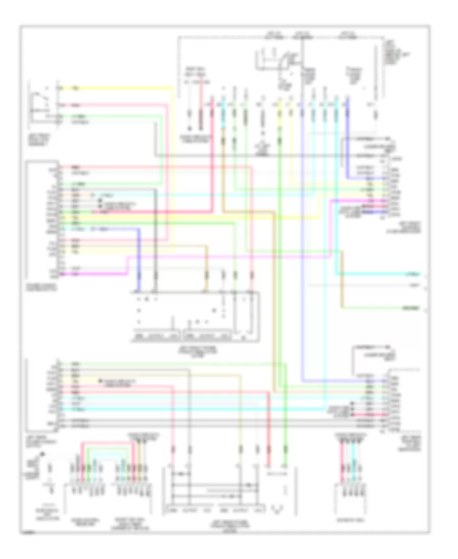 Power Windows Wiring Diagram 1 of 2 for Lexus GS 430 2006