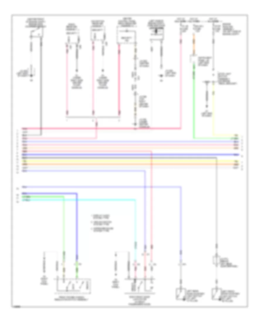 Forced Entry Wiring Diagram 2 of 5 for Lexus RX 450h 2014