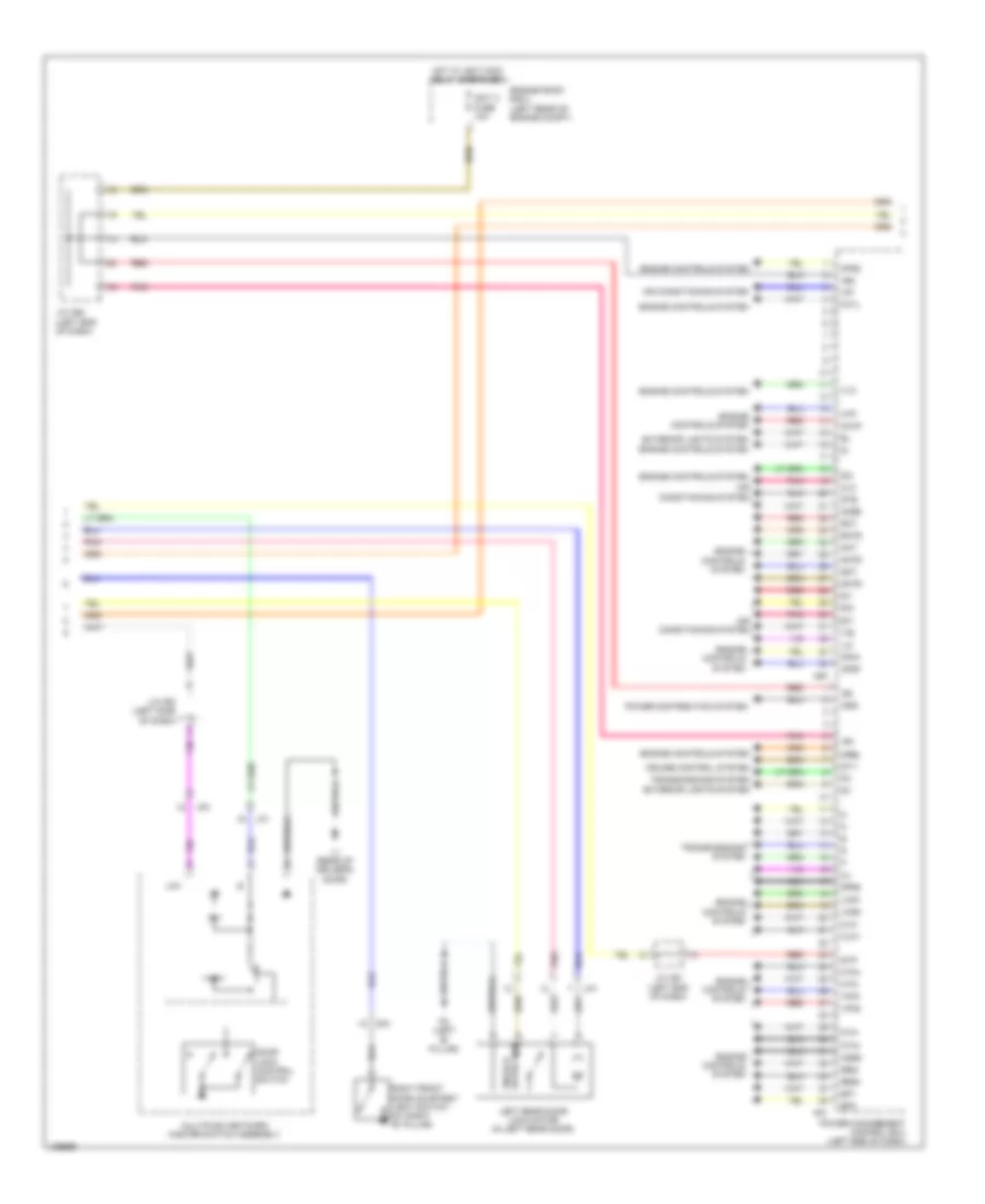 Forced Entry Wiring Diagram (3 of 5) for Lexus RX 450h 2014