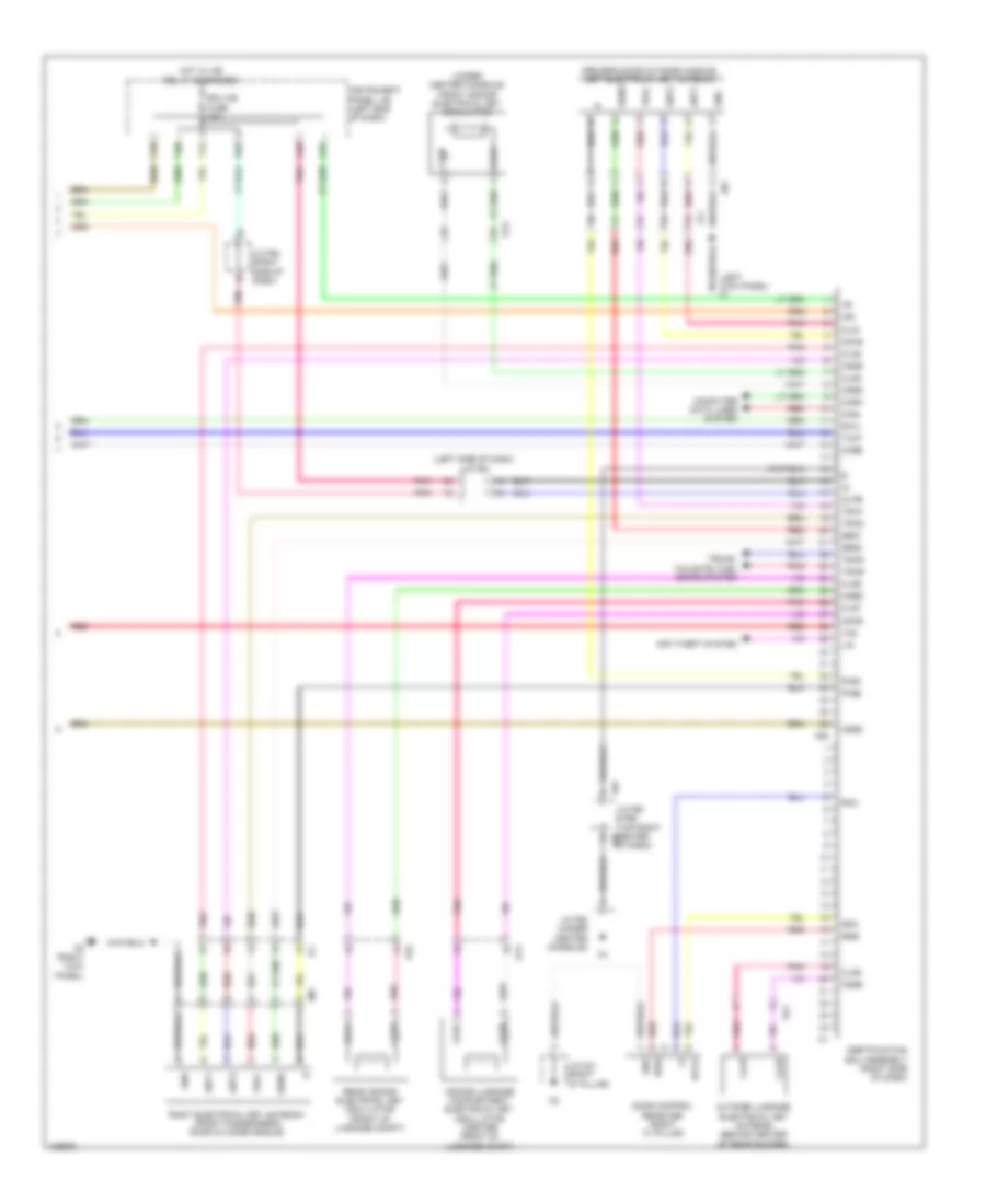 Forced Entry Wiring Diagram (5 of 5) for Lexus RX 450h 2014
