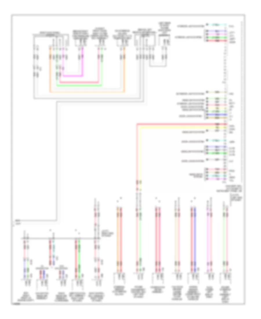 Body Control Modules Wiring Diagram (2 of 2) for Lexus RX 450h 2014