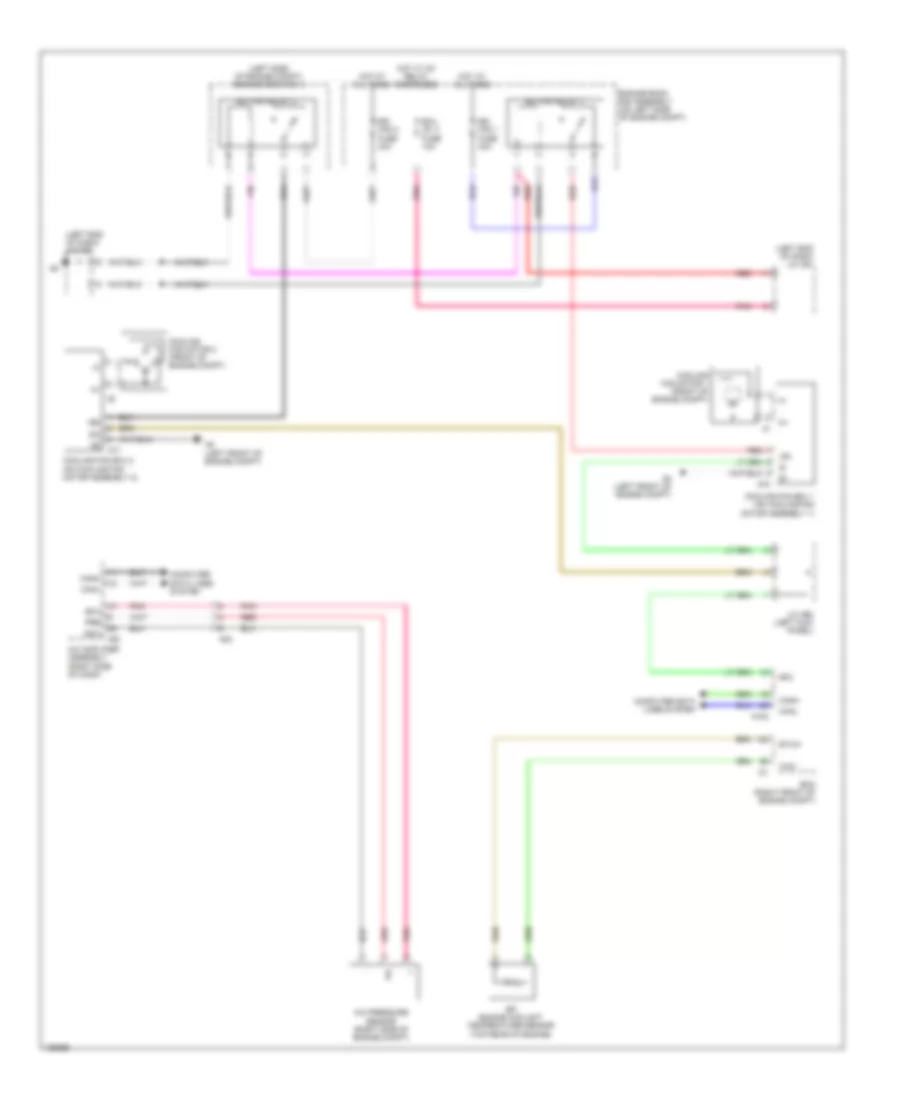 Cooling Fan Wiring Diagram for Lexus RX 450h 2014