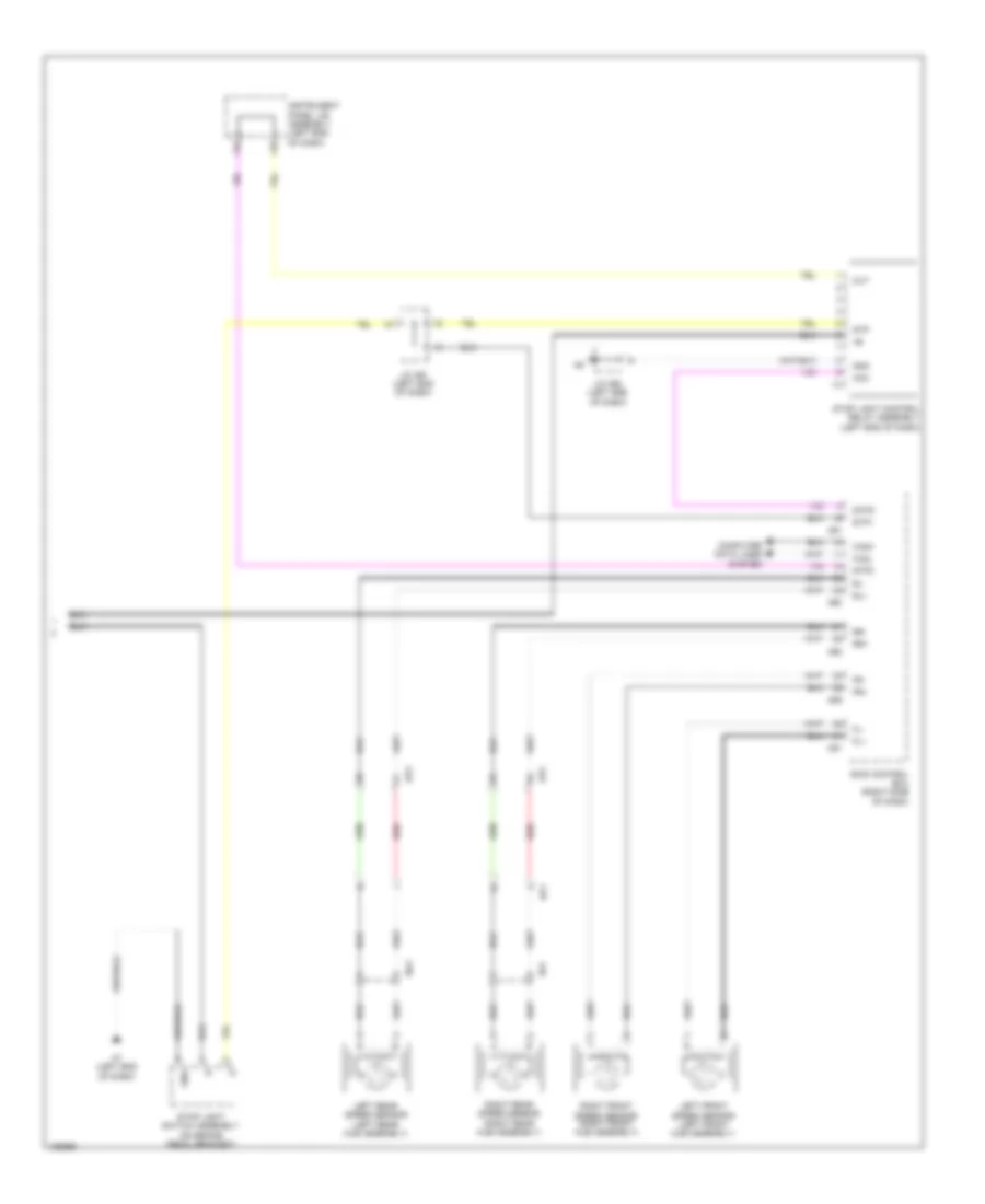 Cruise Control Wiring Diagram, without Dynamic Radar Controls (2 of 2) for Lexus RX 450h 2014
