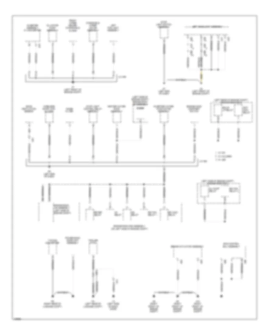 Ground Distribution Wiring Diagram 1 of 5 for Lexus RX 450h 2014