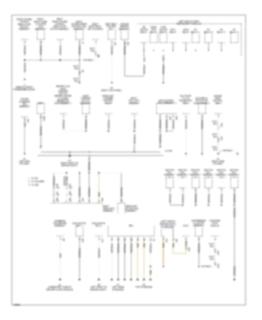 Ground Distribution Wiring Diagram (2 of 5) for Lexus RX 450h 2014