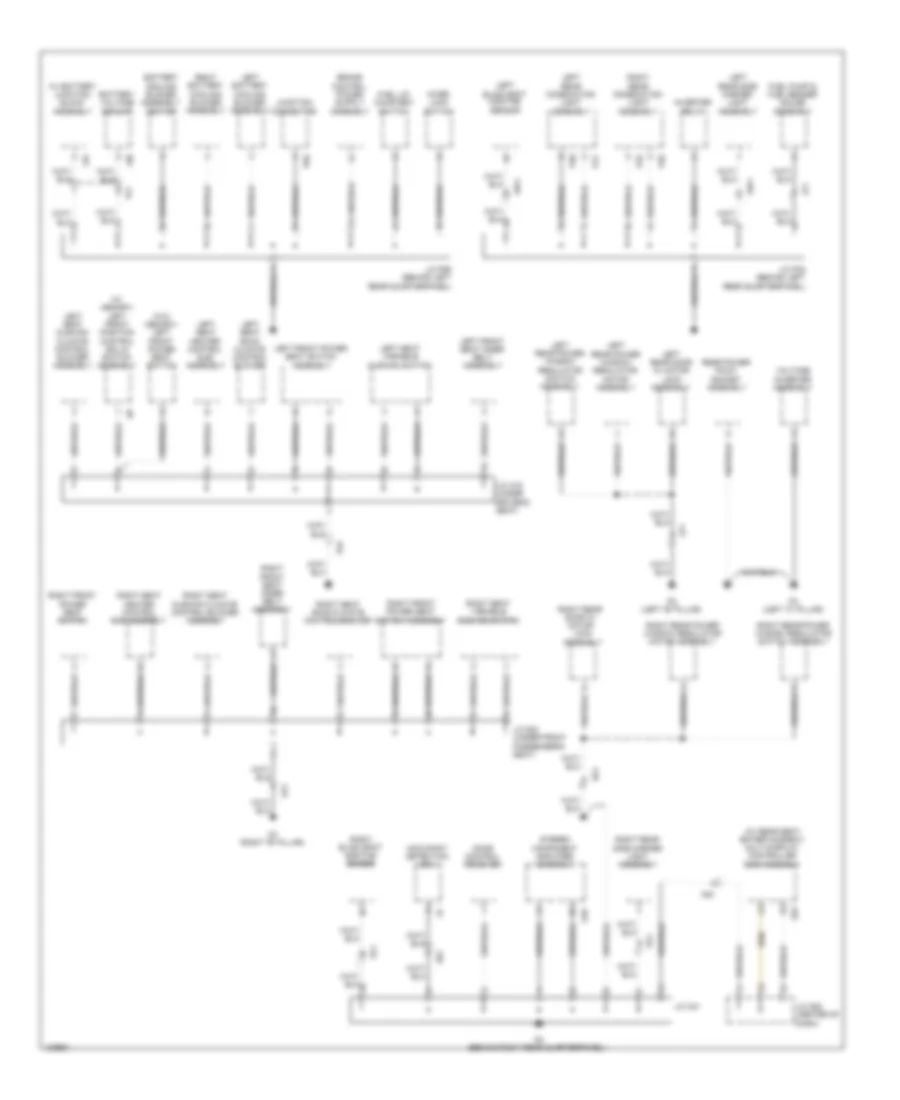 Ground Distribution Wiring Diagram (3 of 5) for Lexus RX 450h 2014
