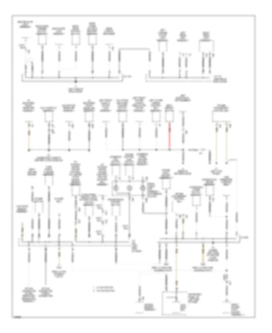 Ground Distribution Wiring Diagram 4 of 5 for Lexus RX 450h 2014