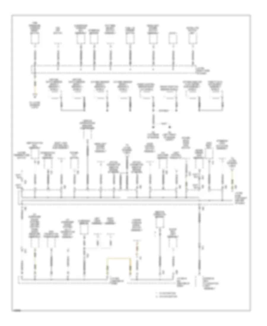 Ground Distribution Wiring Diagram 5 of 5 for Lexus RX 450h 2014
