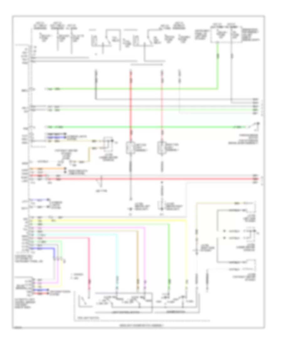 Headlamps Wiring Diagram 1 of 2 for Lexus RX 450h 2014