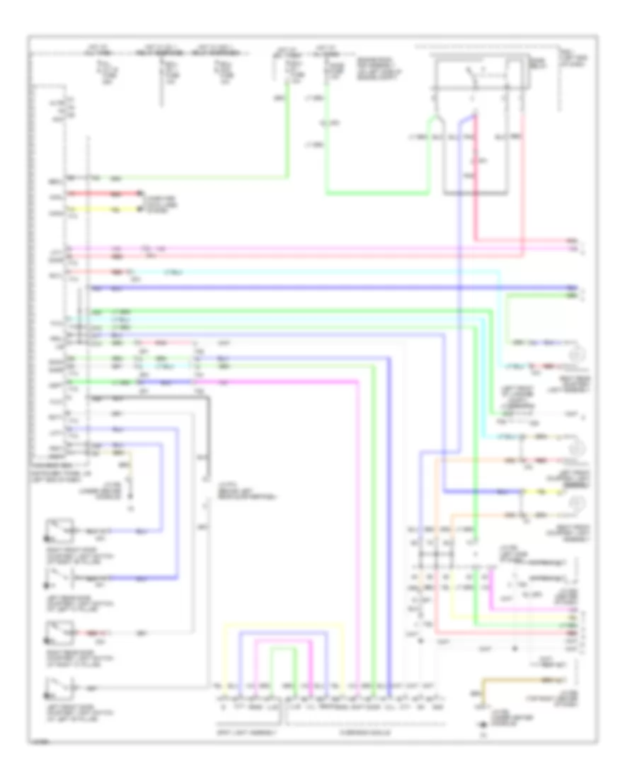 Courtesy Lamps Wiring Diagram 1 of 2 for Lexus RX 450h 2014