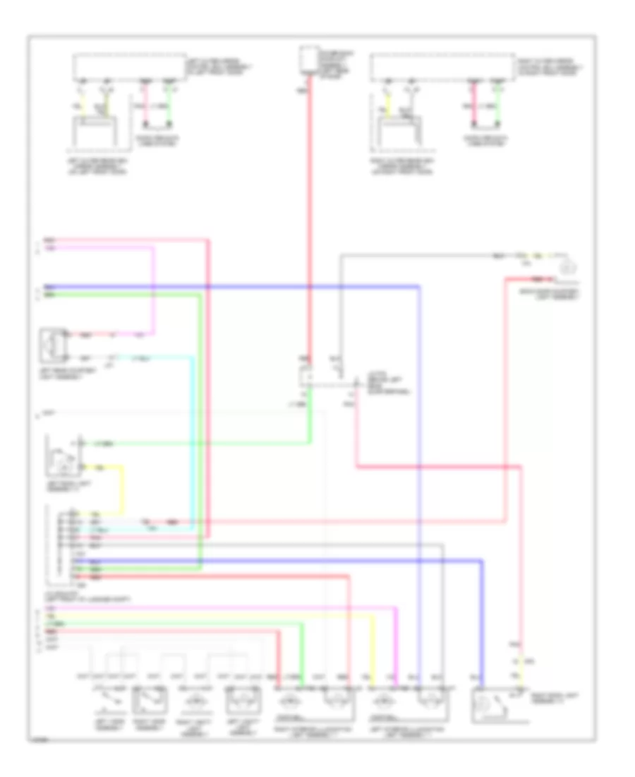 Courtesy Lamps Wiring Diagram 2 of 2 for Lexus RX 450h 2014