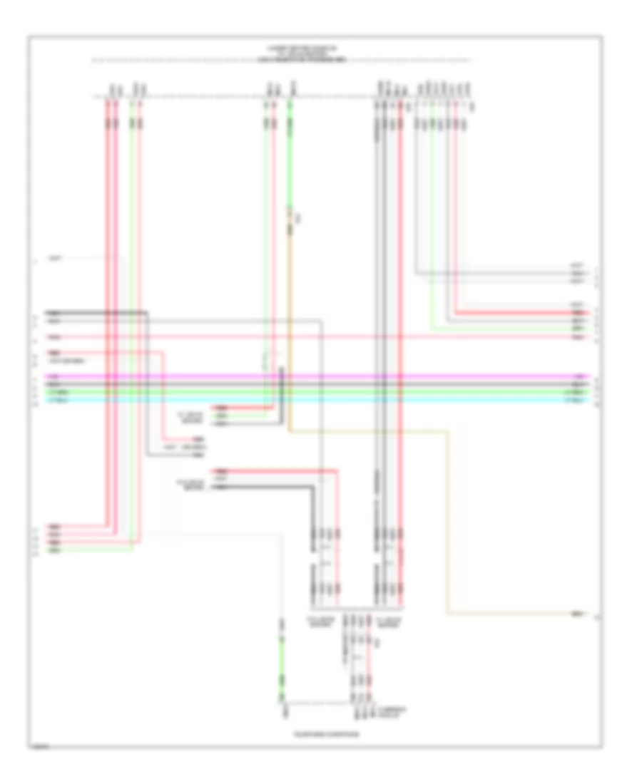 Navigation Wiring Diagram (3 of 7) for Lexus RX 450h 2014