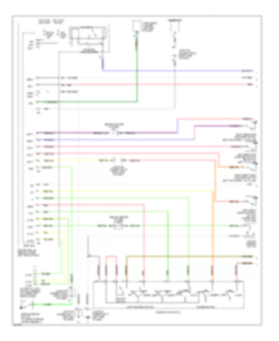 Headlights Wiring Diagram 1 of 2 for Lexus GX 470 2006