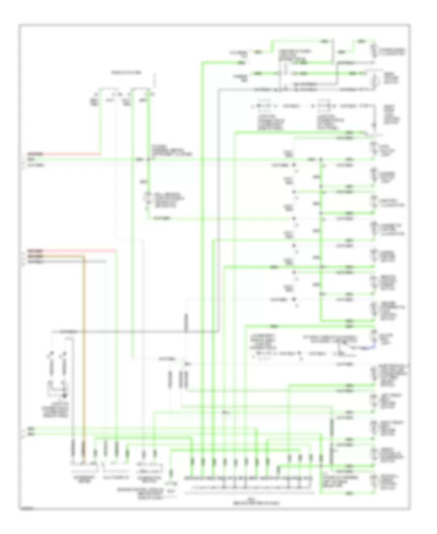 Instrument Illumination Wiring Diagram with Navigation 2 of 2 for Lexus GX 470 2006