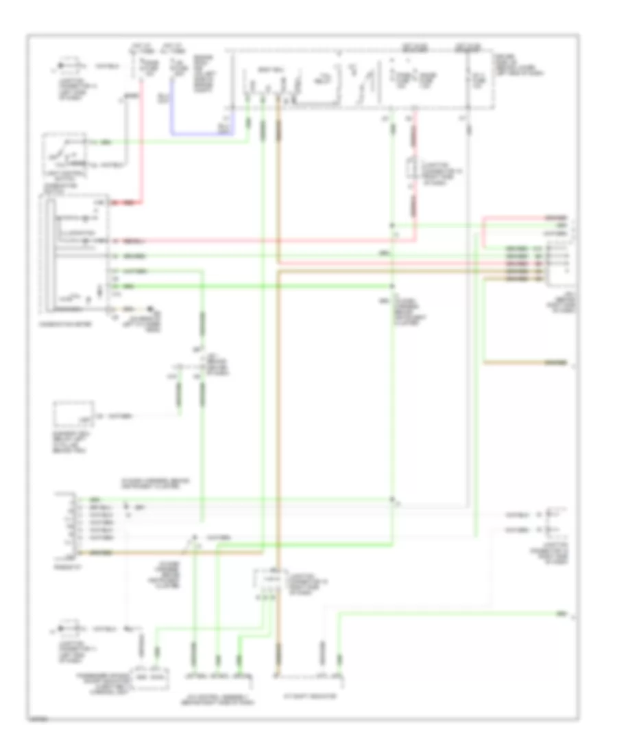 Instrument Illumination Wiring Diagram, without Navigation (1 of 2) for Lexus GX 470 2006