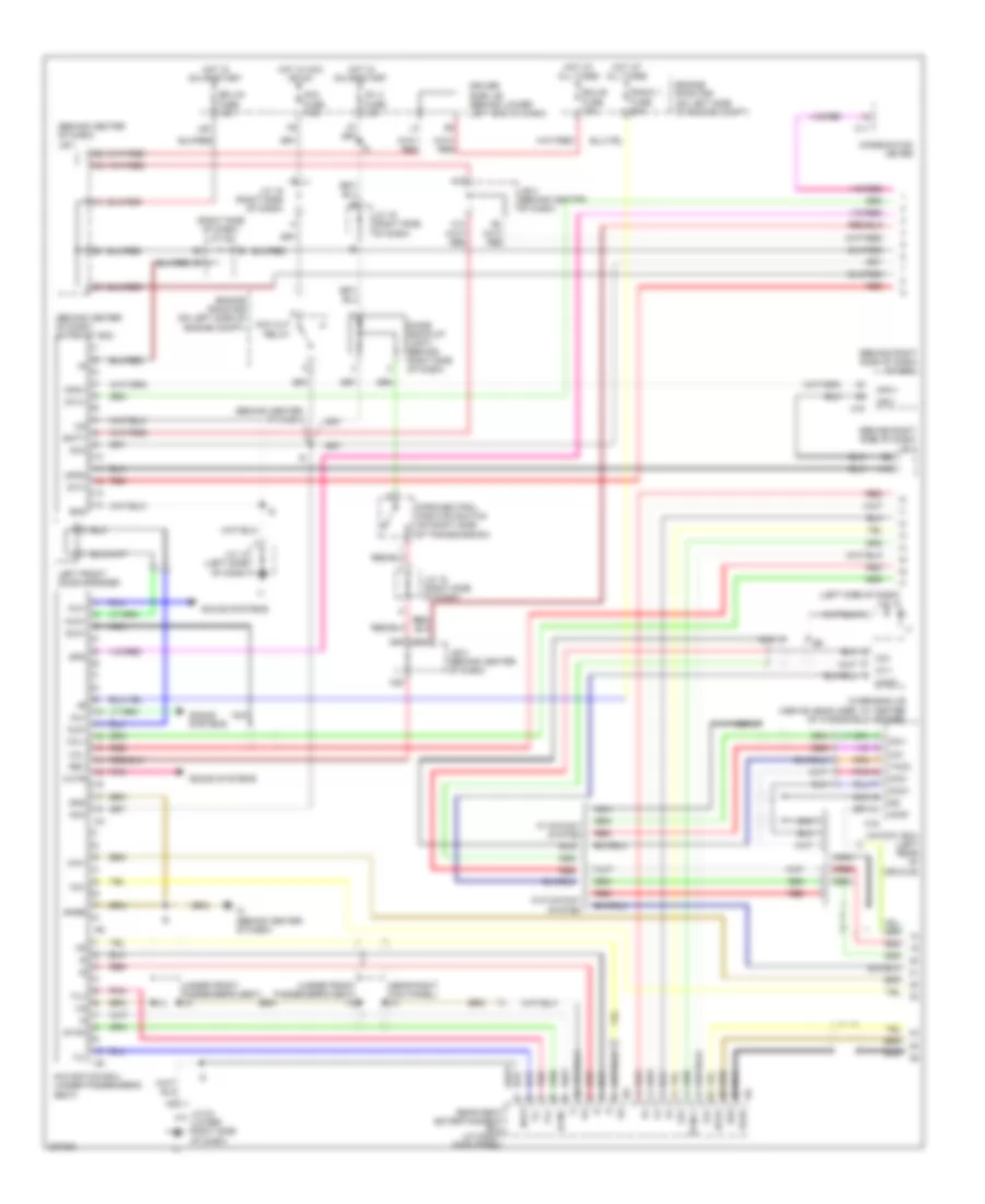 Navigation Wiring Diagram, with Rear Entertainment (1 of 2) for Lexus GX 470 2006