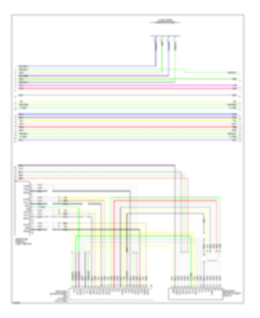 Radio Wiring Diagram with Rear Entertainment 3 of 4 for Lexus GX 470 2006