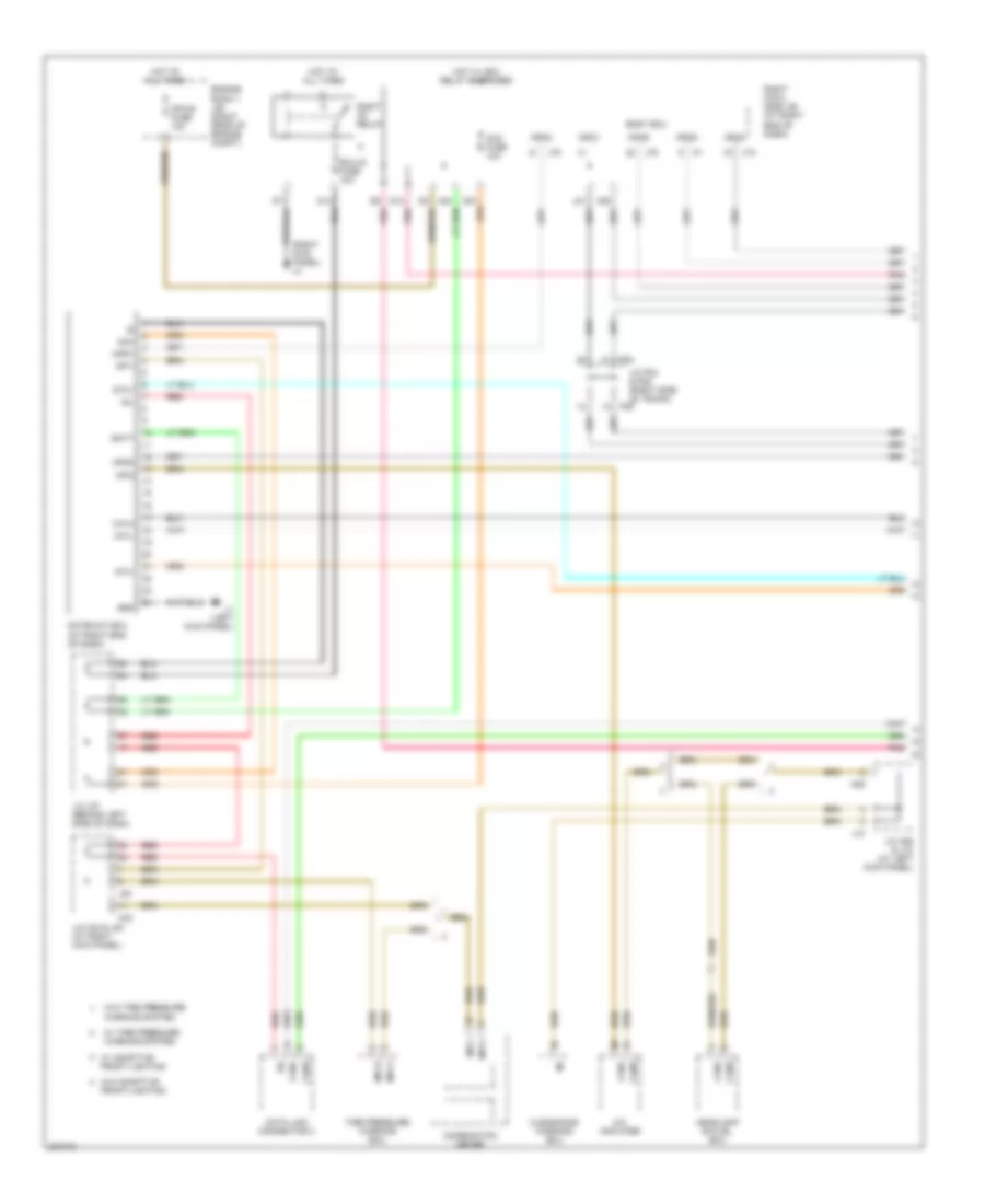 High Low Bus Wiring Diagram 1 of 3 for Lexus IS 250 2006
