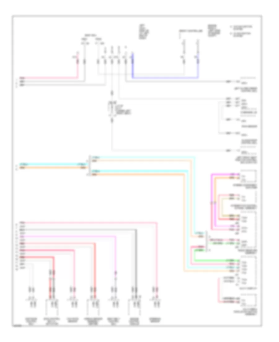 High Low Bus Wiring Diagram 3 of 3 for Lexus IS 250 2006