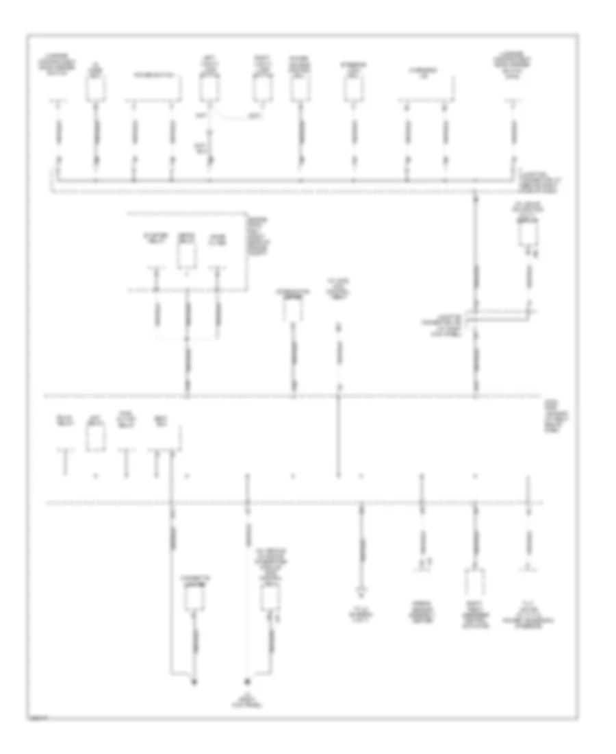 Ground Distribution Wiring Diagram (3 of 7) for Lexus IS 250 2006