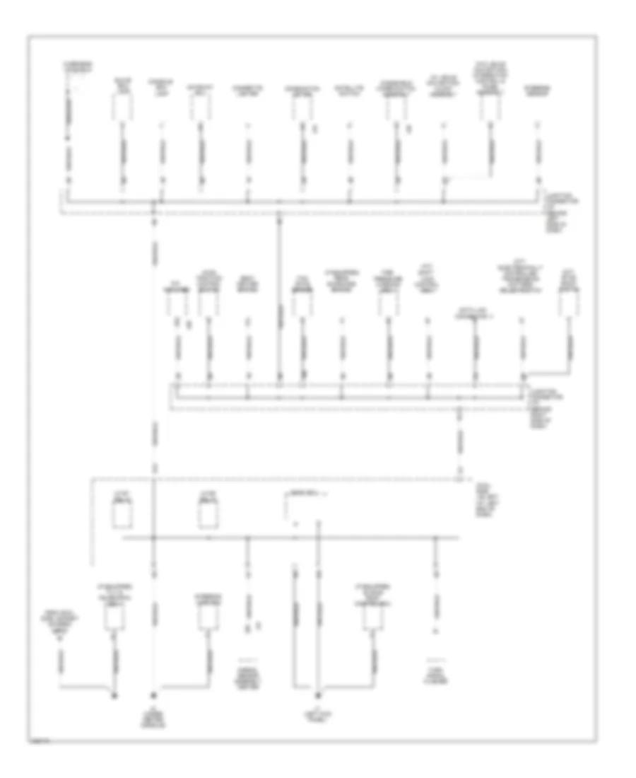 Ground Distribution Wiring Diagram 4 of 7 for Lexus IS 250 2006