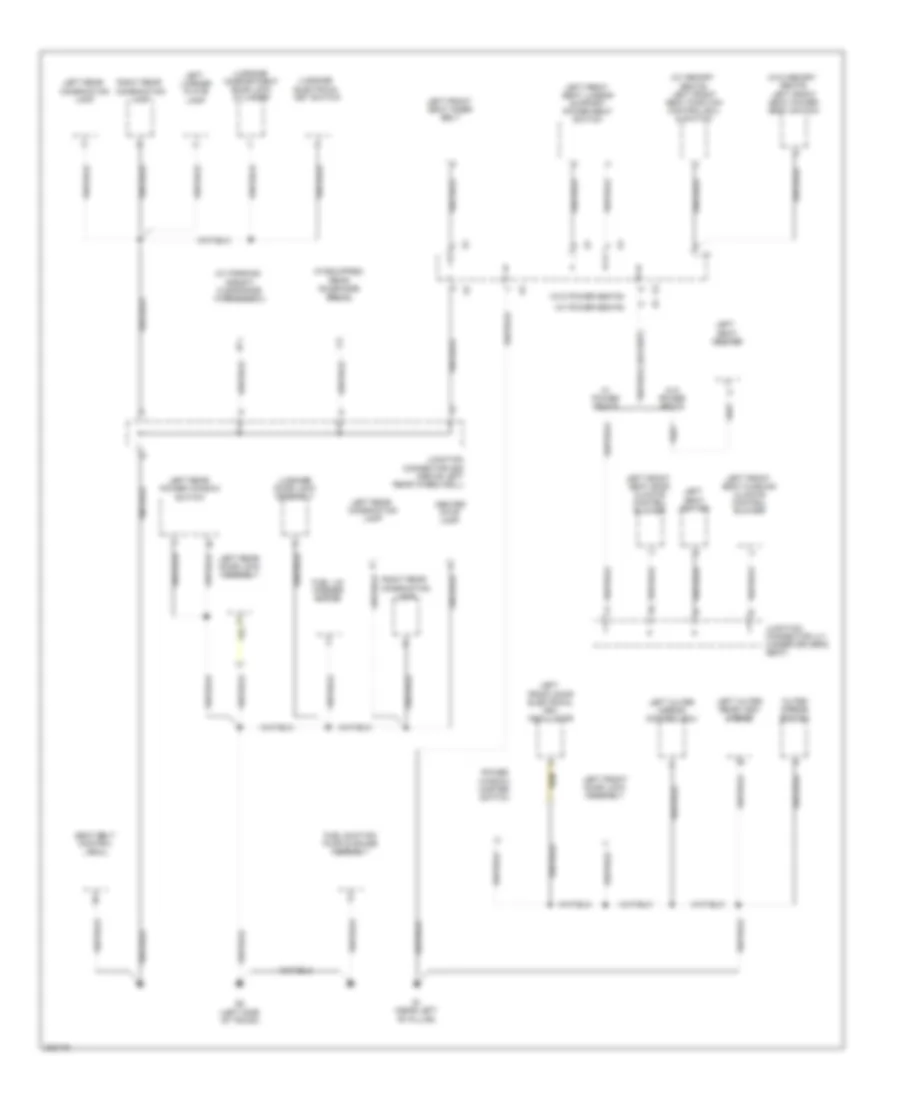 Ground Distribution Wiring Diagram (5 of 7) for Lexus IS 250 2006