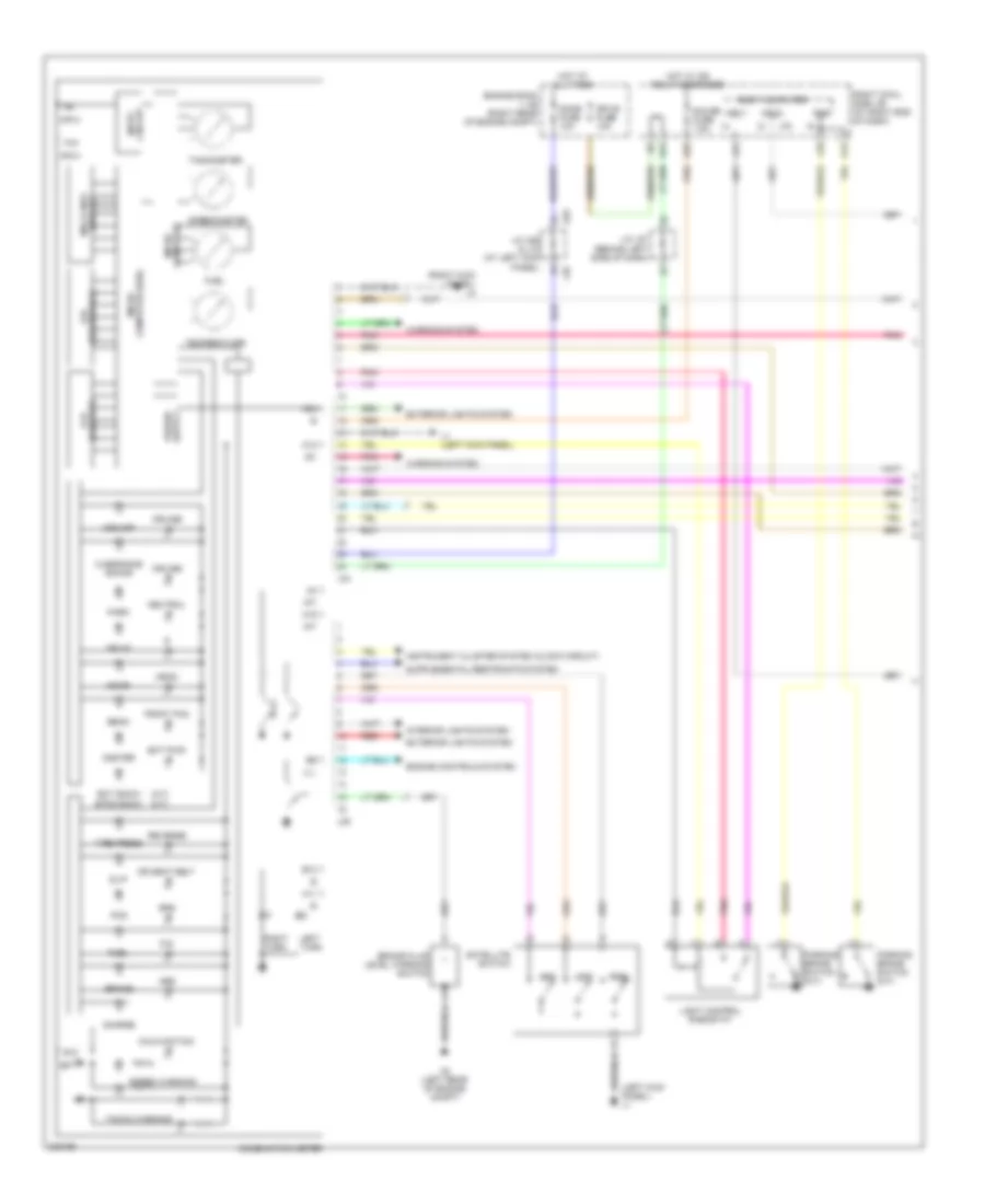Instrument Cluster Wiring Diagram 1 of 2 for Lexus IS 250 2006