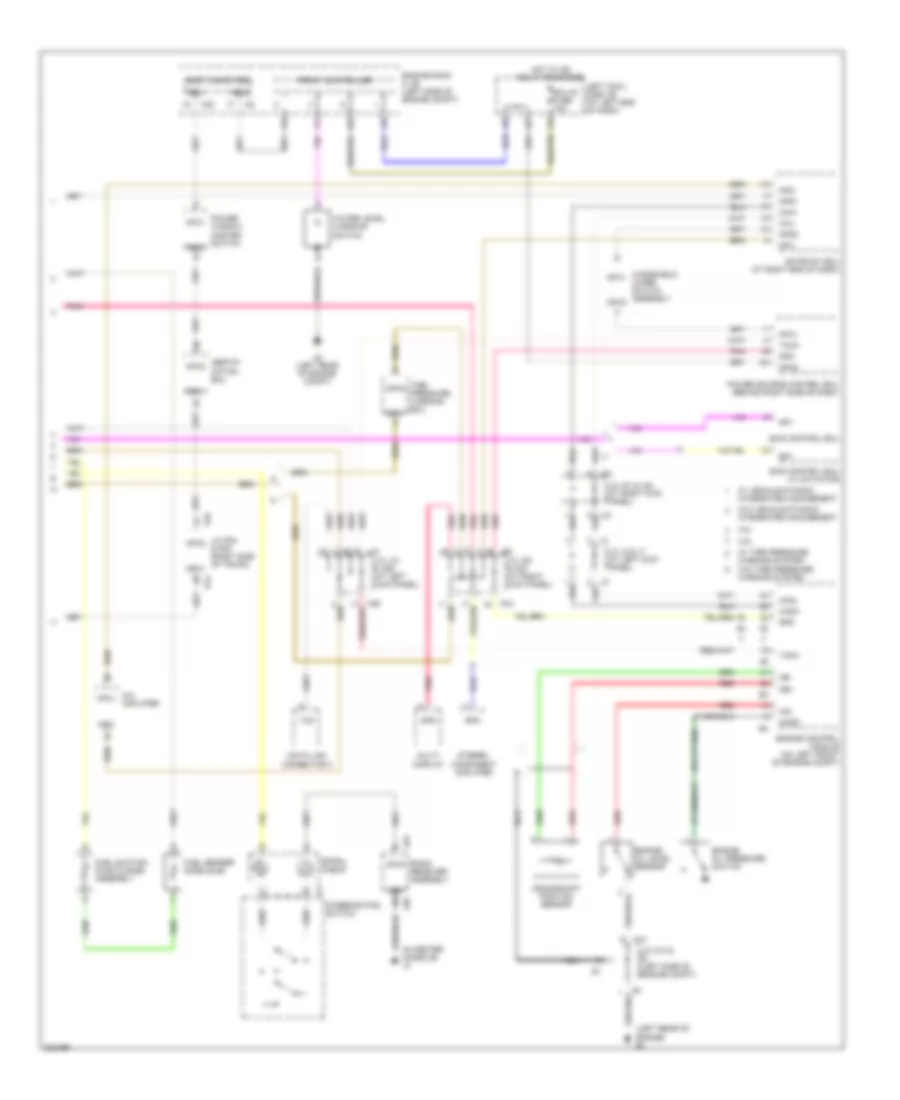 Instrument Cluster Wiring Diagram 2 of 2 for Lexus IS 250 2006