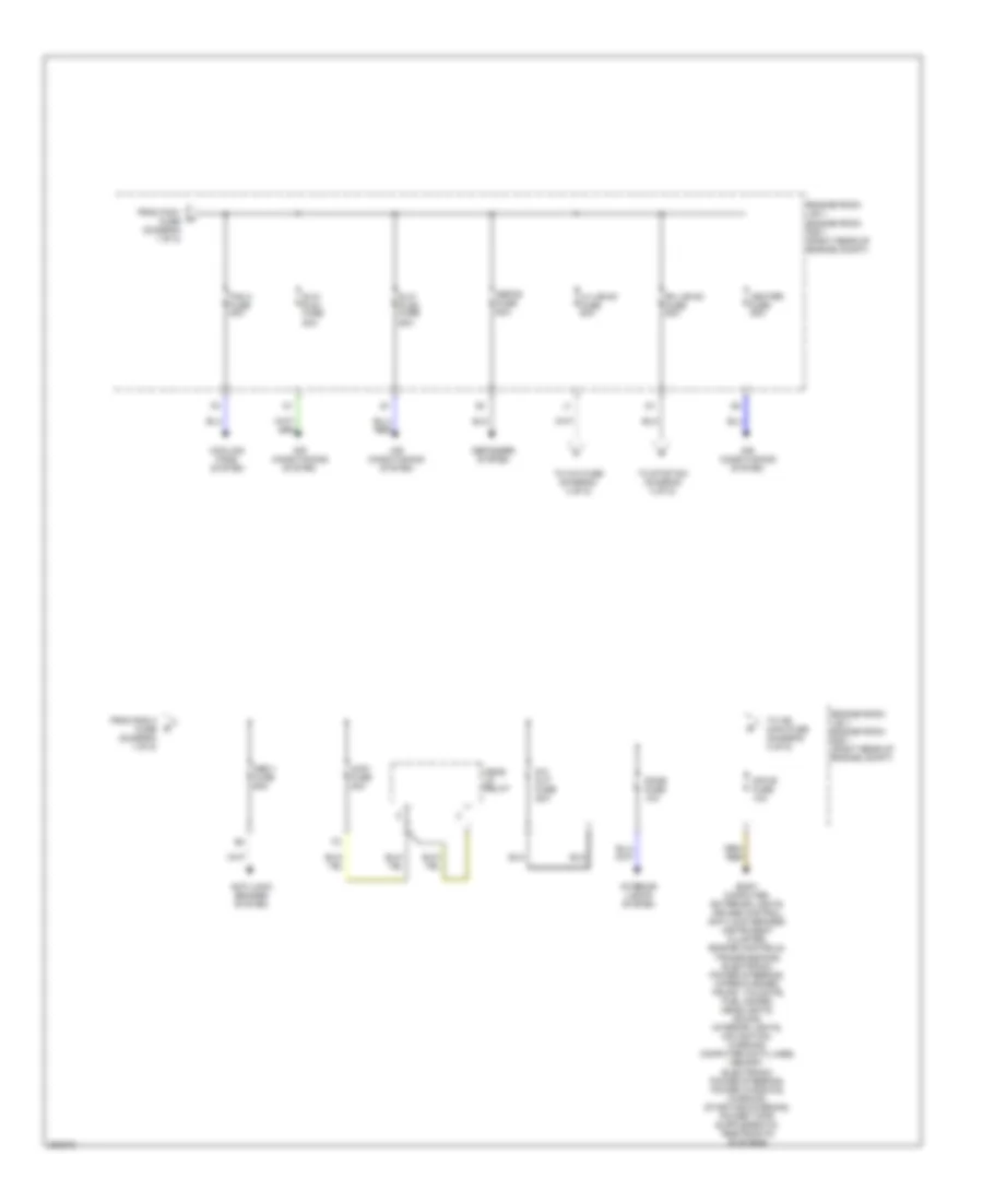 Power Distribution Wiring Diagram (2 of 5) for Lexus IS 250 2006