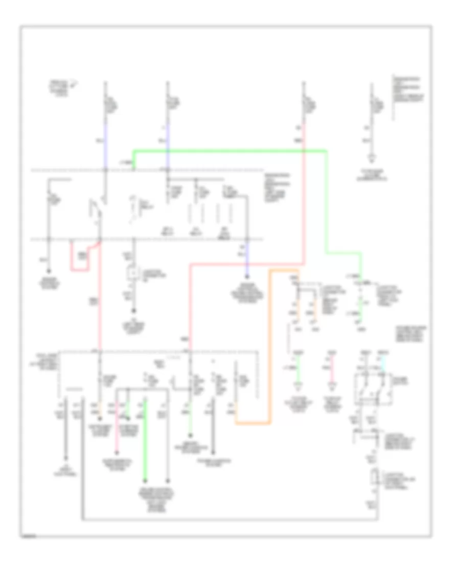 Power Distribution Wiring Diagram 3 of 5 for Lexus IS 250 2006