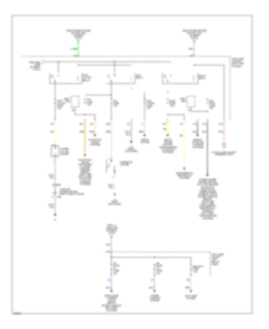Power Distribution Wiring Diagram (5 of 5) for Lexus IS 250 2006