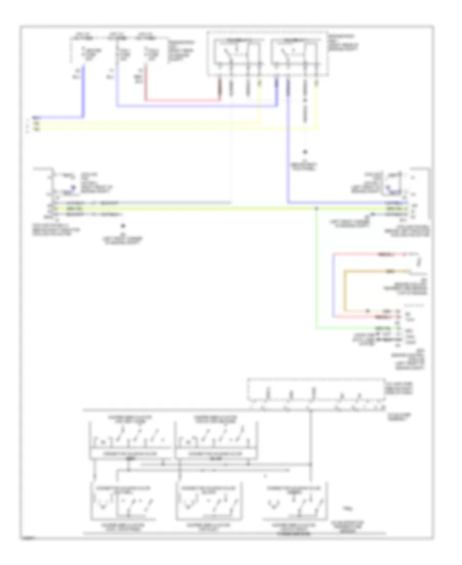 Automatic A C Wiring Diagram 2 of 2 for Lexus IS F 2011