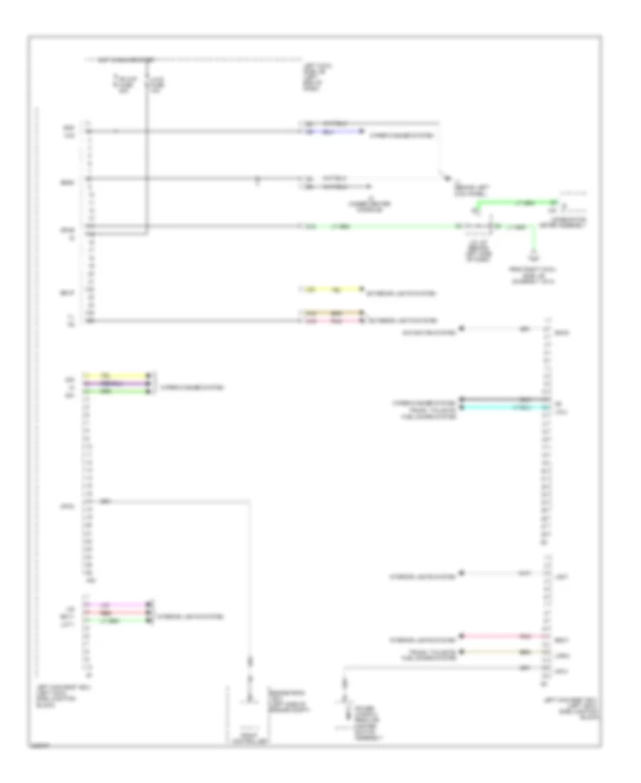 Body ECU Wiring Diagram 2 of 2 for Lexus IS F 2011
