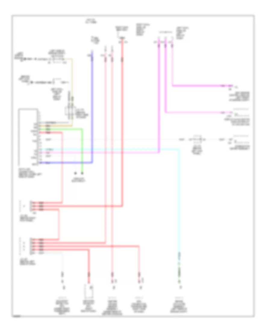 Data Link Connector Wiring Diagram for Lexus IS F 2011