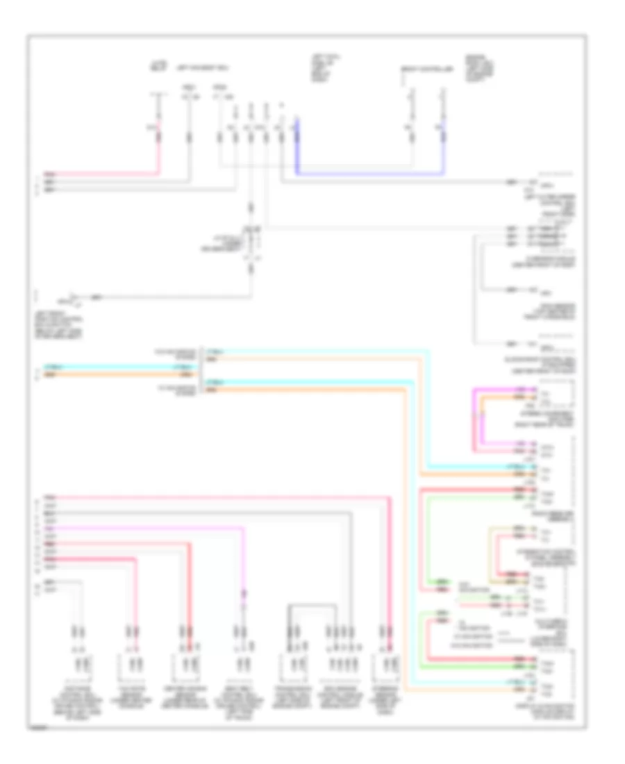 High Low Bus Wiring Diagram 3 of 3 for Lexus IS F 2011