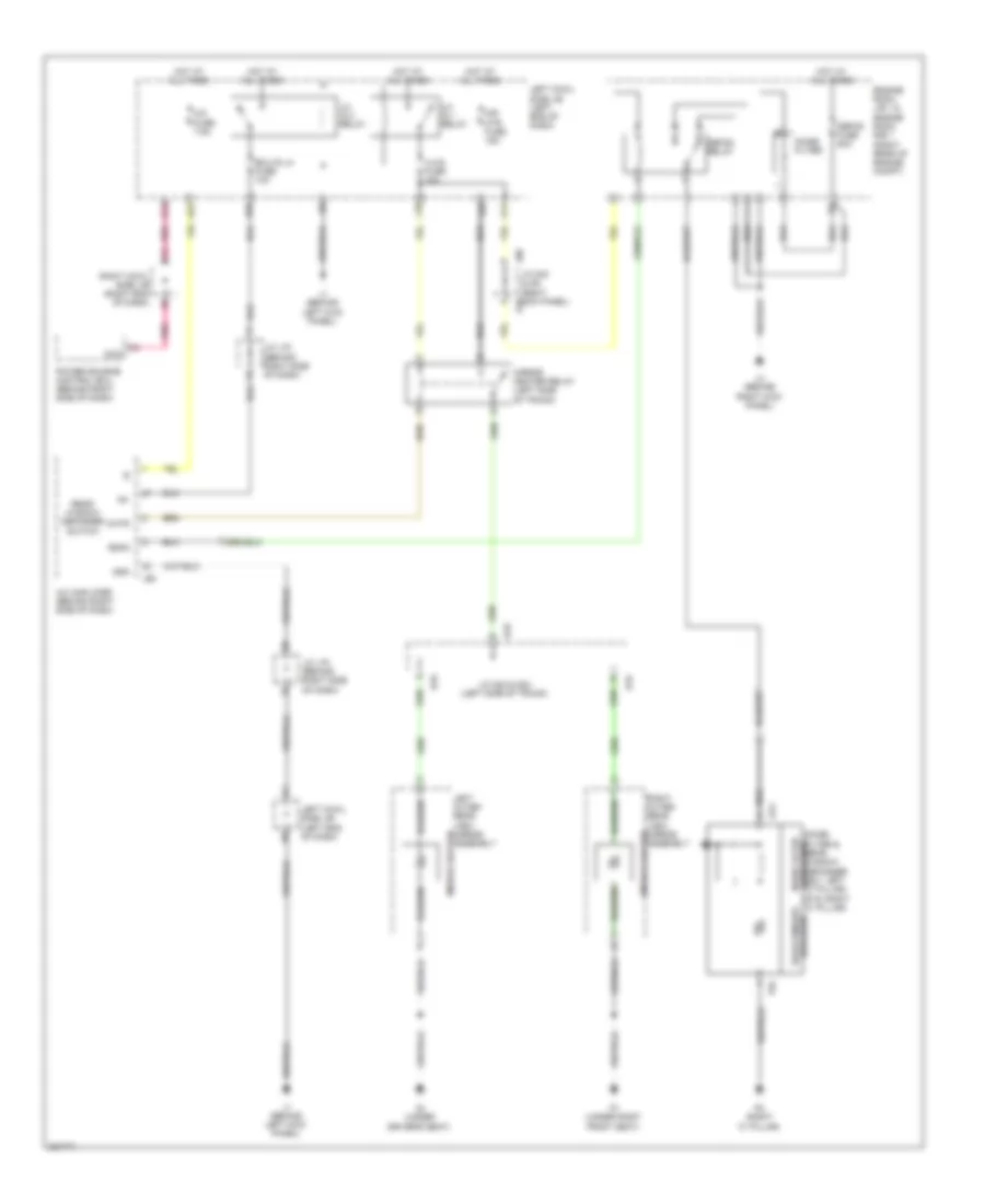 Defoggers Wiring Diagram for Lexus IS F 2011
