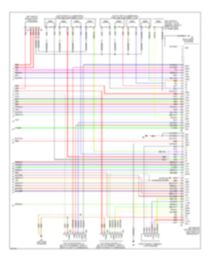 5.0L, Engine Performance Wiring Diagram (8 of 8) for Lexus IS F 2011