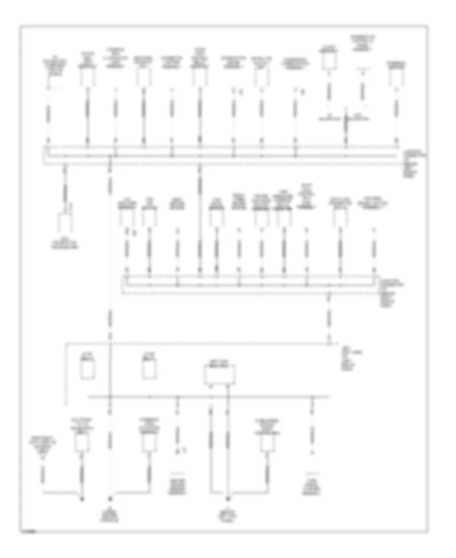 Ground Distribution Wiring Diagram 4 of 7 for Lexus IS F 2011