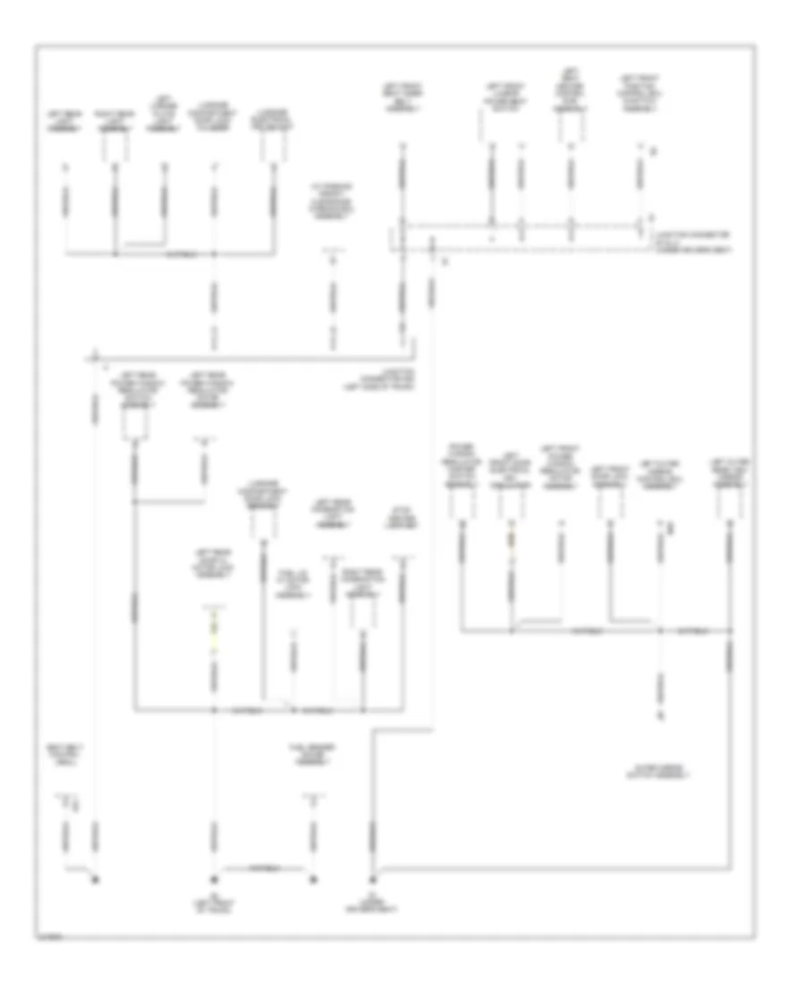 Ground Distribution Wiring Diagram (5 of 7) for Lexus IS F 2011