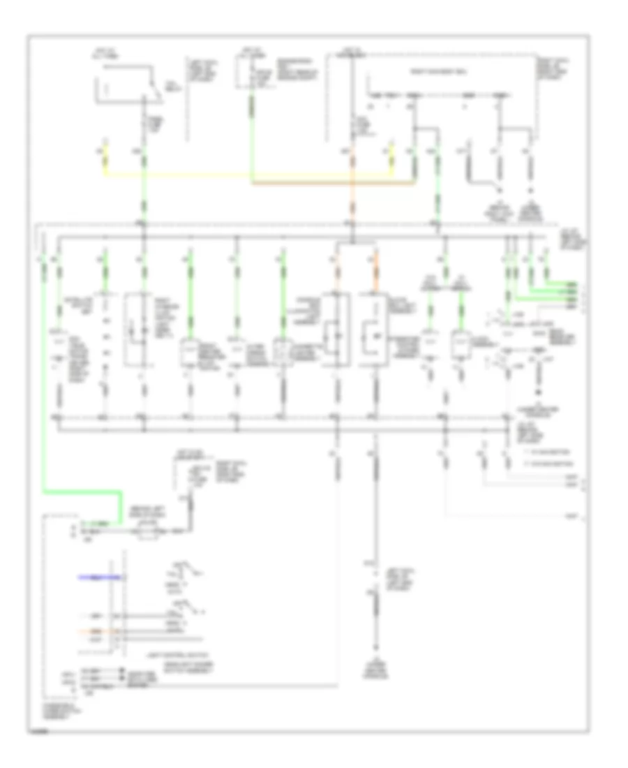 Instrument Illumination Wiring Diagram 1 of 2 for Lexus IS F 2011