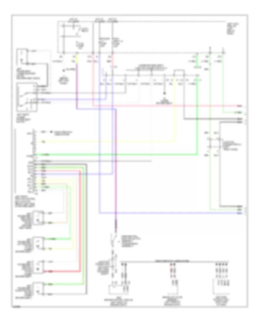 Driver s Memory Seat Wiring Diagram 1 of 2 for Lexus IS F 2011