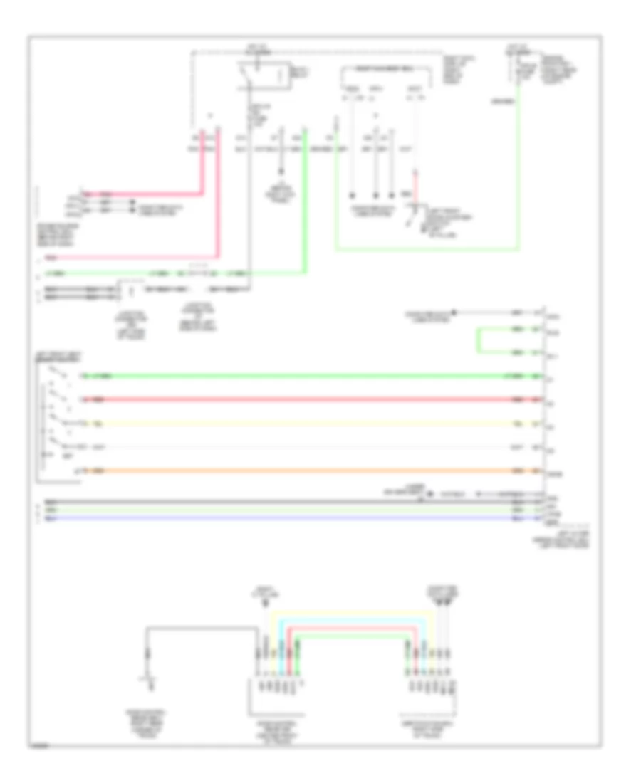 Drivers Memory Seat Wiring Diagram (2 of 2) for Lexus IS F 2011