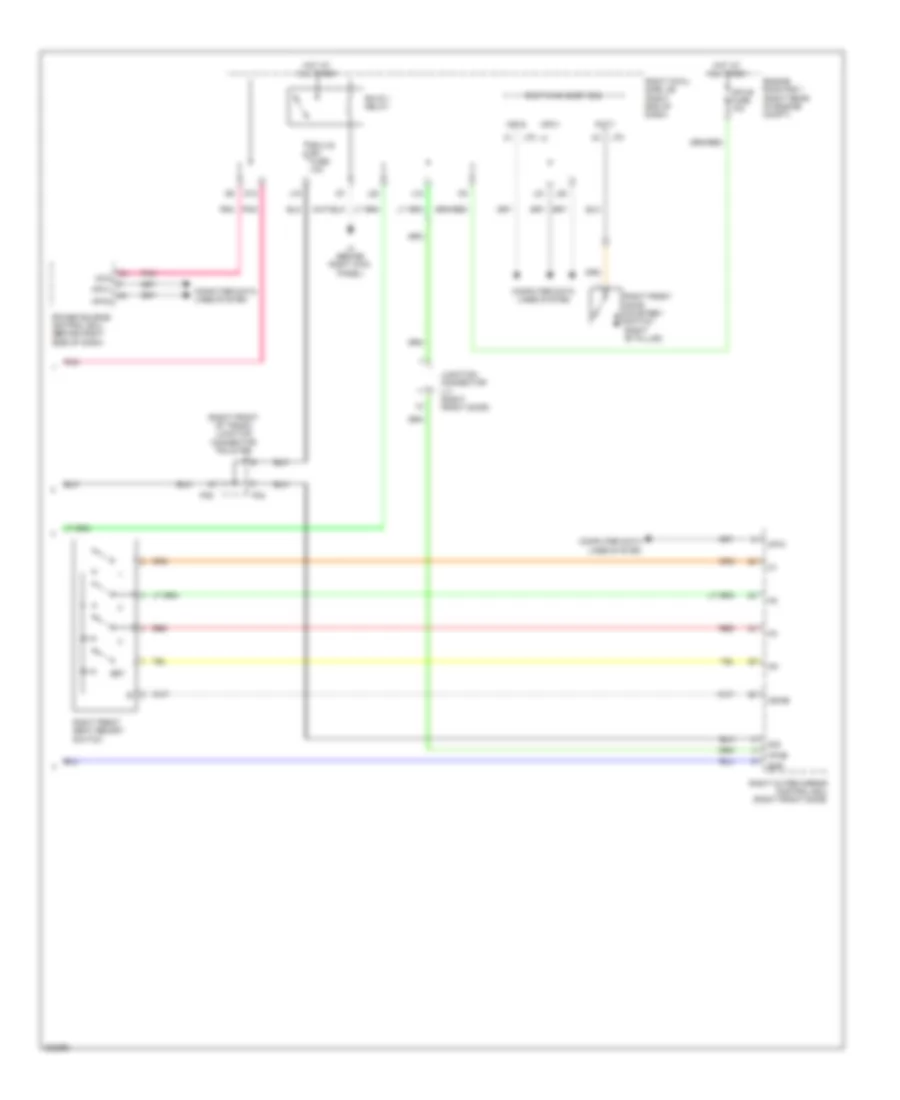 Passengers Memory Seat Wiring Diagram (2 of 2) for Lexus IS F 2011