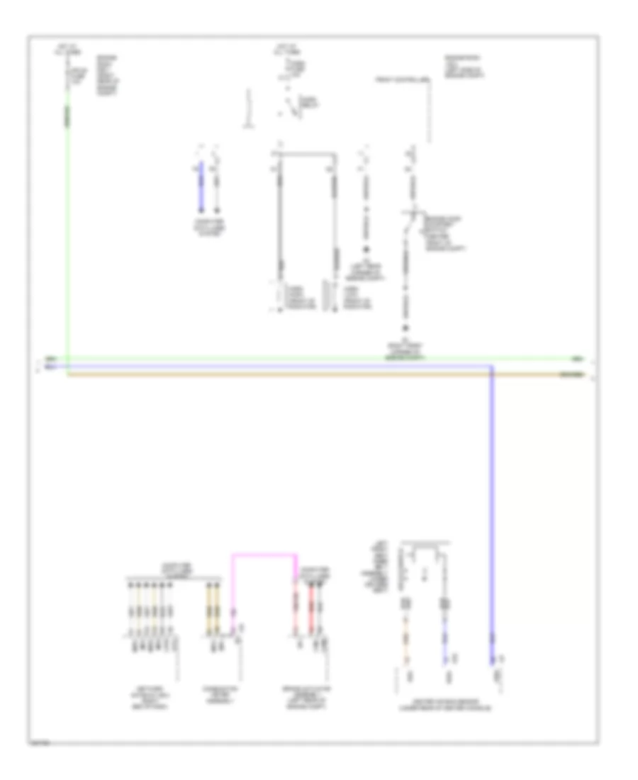 Power Door Locks Wiring Diagram (4 of 7) for Lexus IS F 2011
