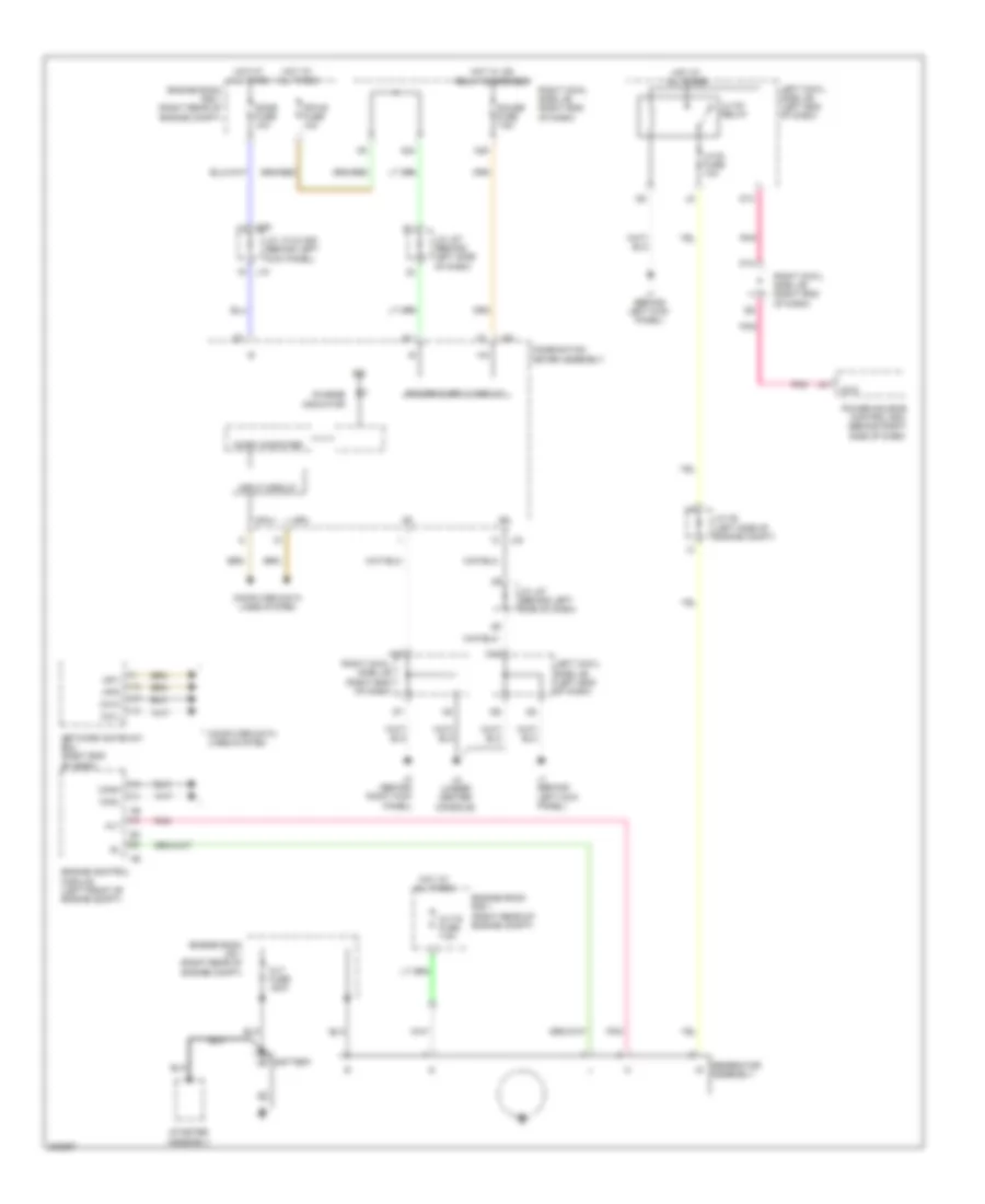 Charging Wiring Diagram for Lexus IS F 2011