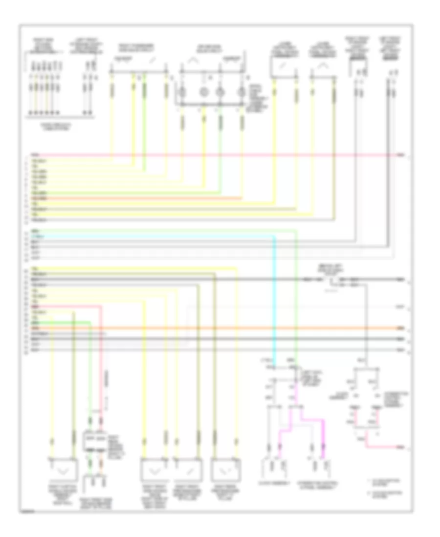 Supplemental Restraint Wiring Diagram (2 of 3) for Lexus IS F 2011
