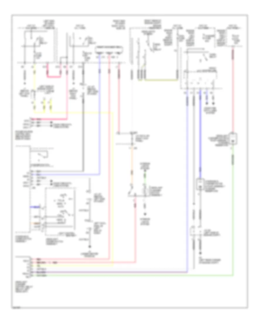 схема шайбы фары для Lexus IS F 2011