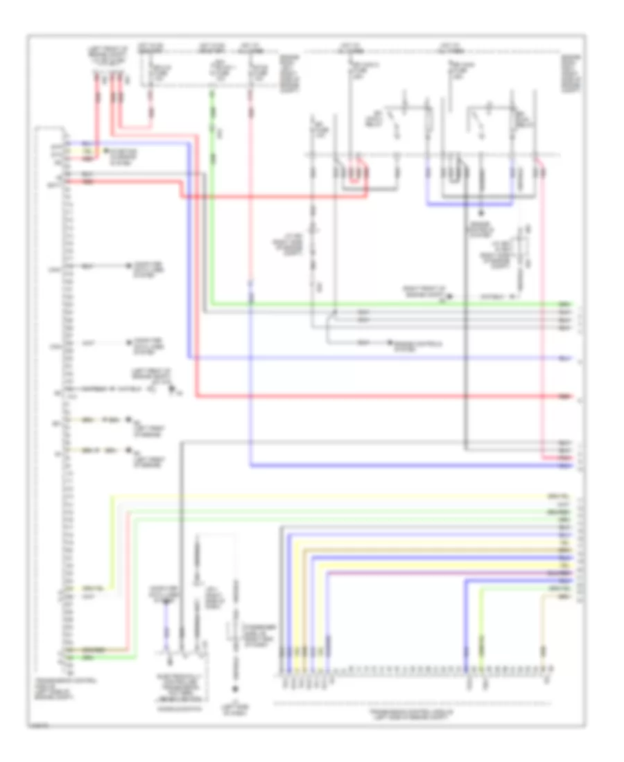 Transmission Wiring Diagram 1 of 4 for Lexus LS 460 2011